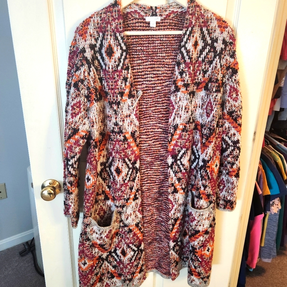 J Jill Long Cardigan